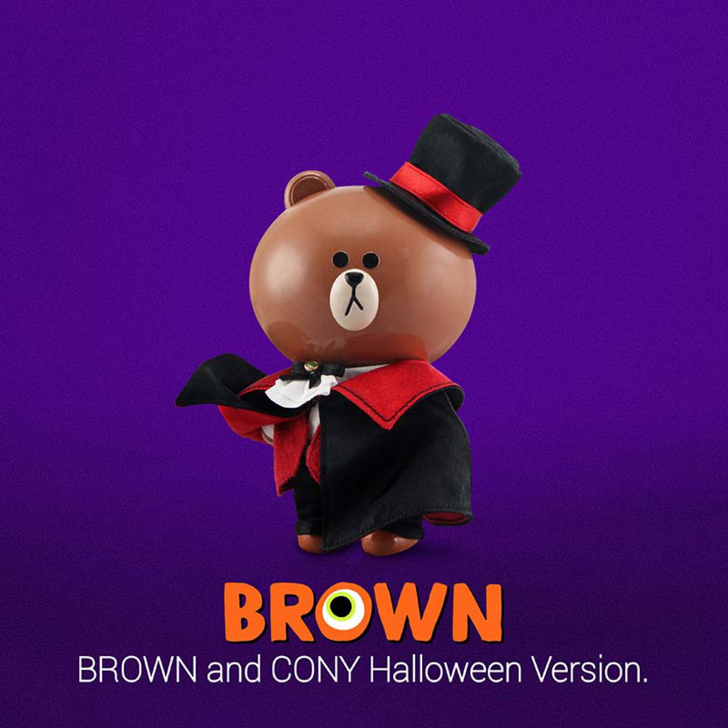 [P-Style] LINE FRIENDS - BROWN Halloween Version